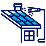 roof cleaning icon